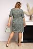 Picture of PLUS SIZE GREEN FLORAL DRESS